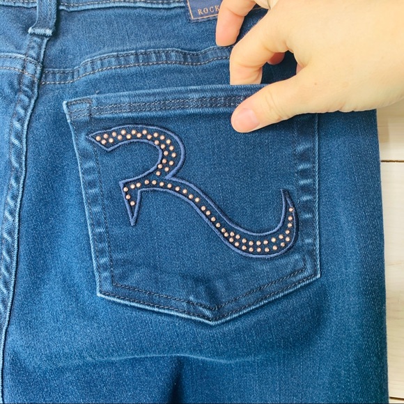 Rock & Republic Kasandra Dark Bootcut Jeans Size 6 - Picture 12 of 13